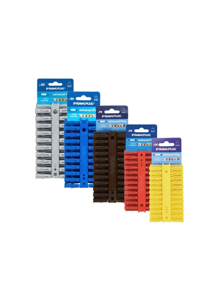 UNO Univerzális, minden anyaghoz alkalmas műa. tipli 6x28 mm (96 db/bliszter) 